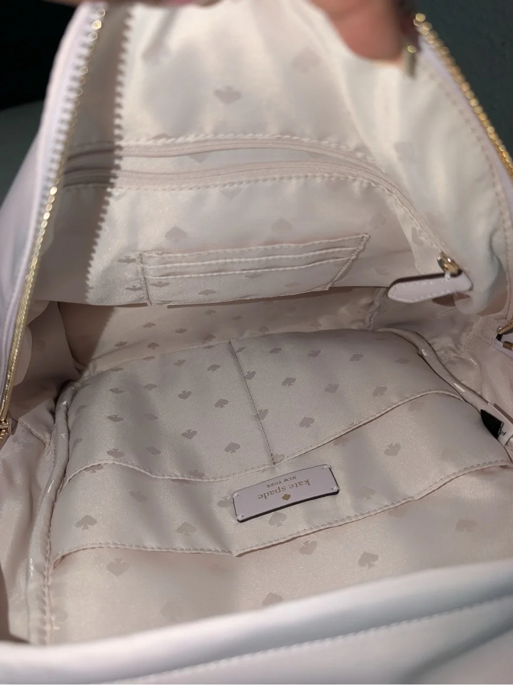 Kate Spade Chelsea Medium backpack in color Lilac Moonlight